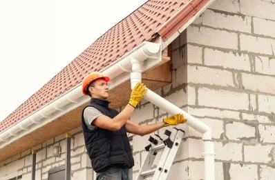 Pose et remplacement de gouttières au Mung